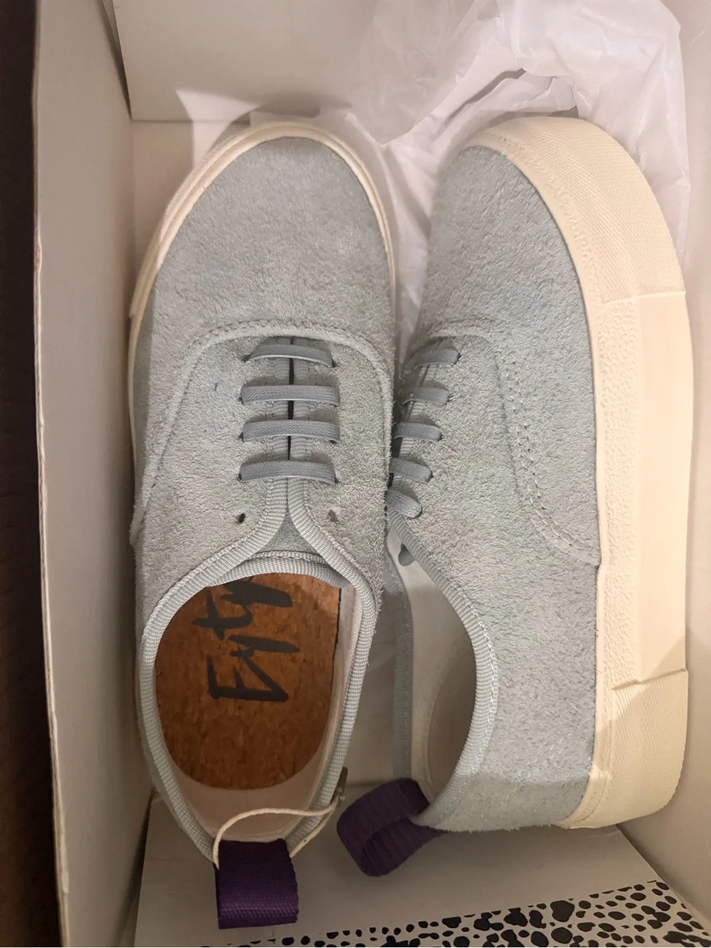 Eytys Women's Mother Suede Platform Sneaker Size 5.5 US